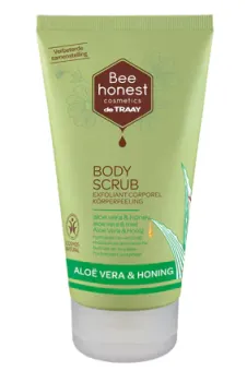 Bodyscrub Aloe Vera & honing 150 ml Bee Honest De Traay kopen bij Imkerij De Linde