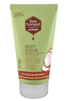 Bodyscrub kokos & honing 150 ml Bee Honest De Traay